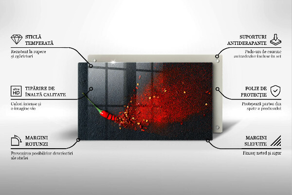 Kitchen worktop saver Chilli pepper