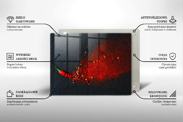 Kitchen worktop saver Chilli pepper