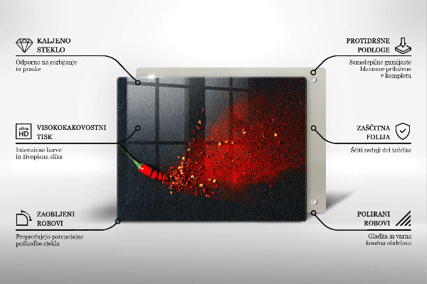 Kitchen worktop saver Chilli pepper