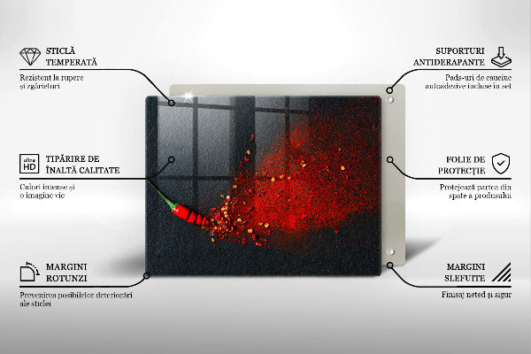 Kitchen worktop saver Chilli pepper