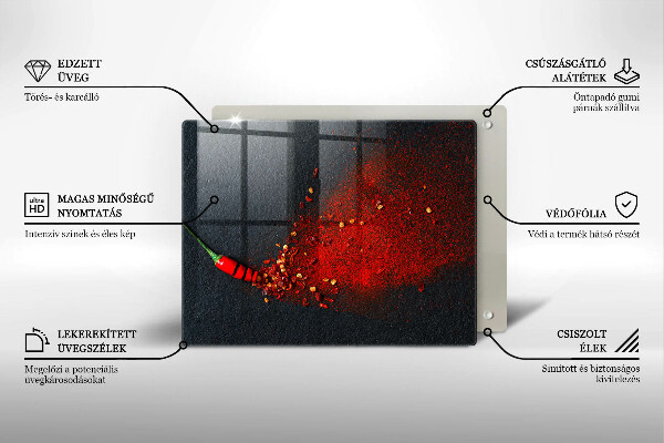 Kitchen worktop saver Chilli pepper