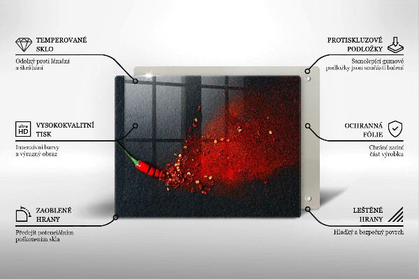 Kitchen worktop saver Chilli pepper