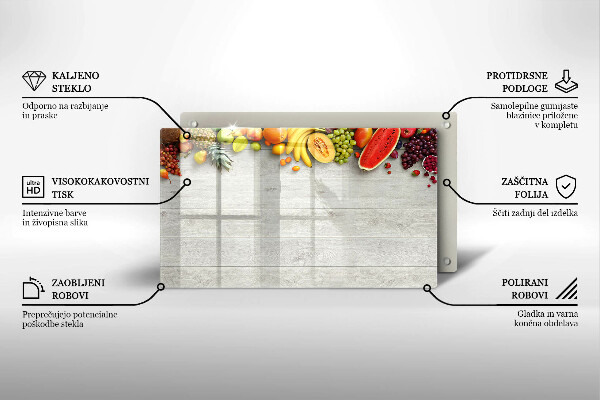 Kitchen worktop saver Fruit on the boards