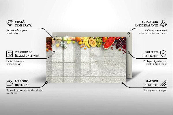 Kitchen worktop saver Fruit on the boards