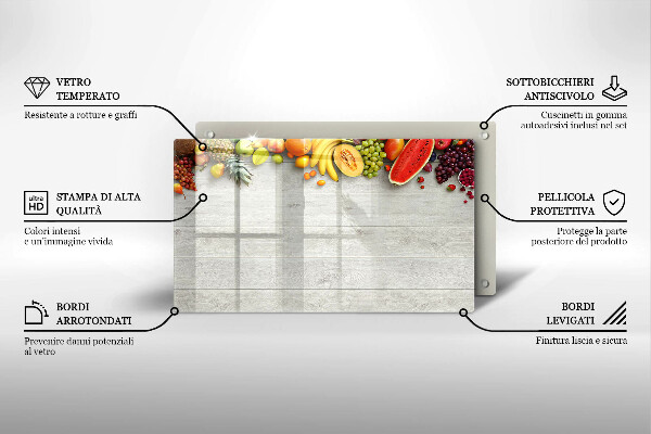 Kitchen worktop saver Fruit on the boards