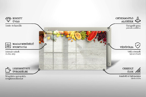 Kitchen worktop saver Fruit on the boards