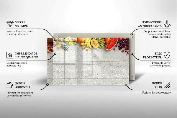 Kitchen worktop saver Fruit on the boards