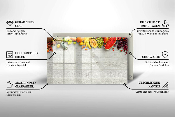 Kitchen worktop saver Fruit on the boards