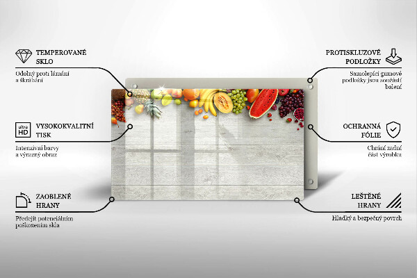 Kitchen worktop saver Fruit on the boards