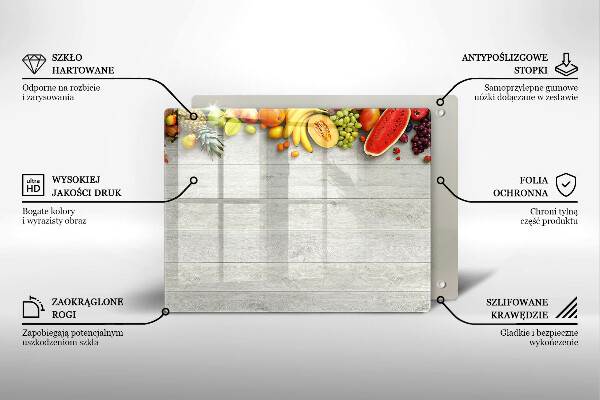 Kitchen worktop saver Fruit on the boards