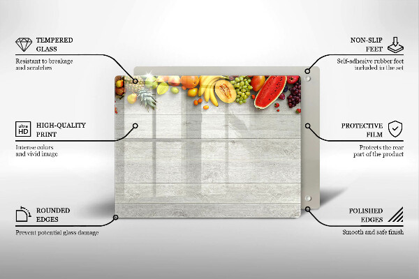 Kitchen worktop saver Fruit on the boards