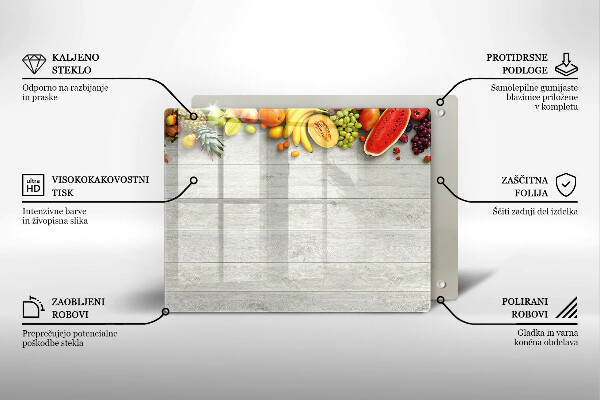 Kitchen worktop saver Fruit on the boards
