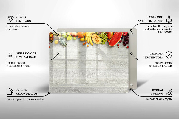 Kitchen worktop saver Fruit on the boards