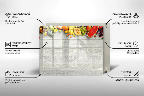 Kitchen worktop saver Fruit on the boards