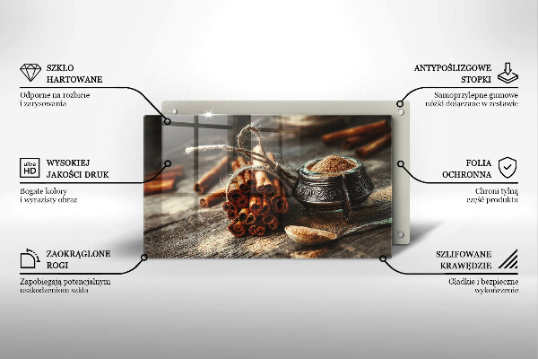 Glass worktop saver Vanilla sticks