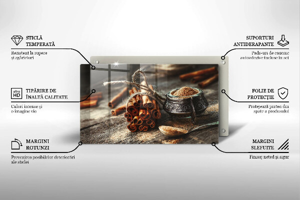 Glass worktop saver Vanilla sticks