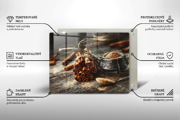 Glass worktop saver Vanilla sticks