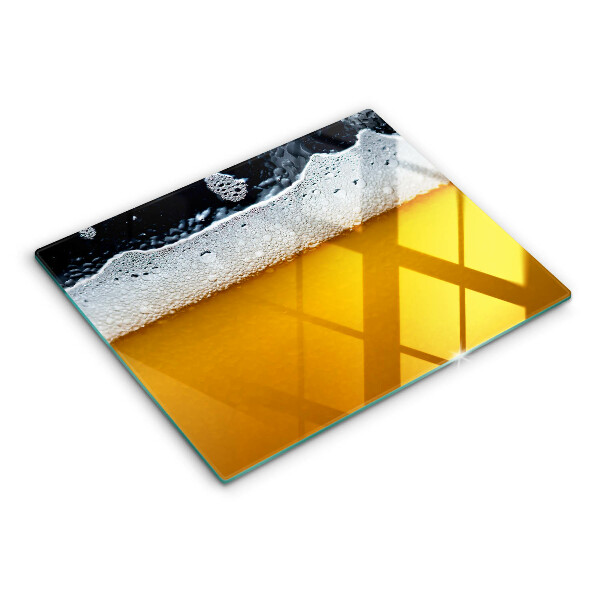 Glass worktop saver Beer drink foam