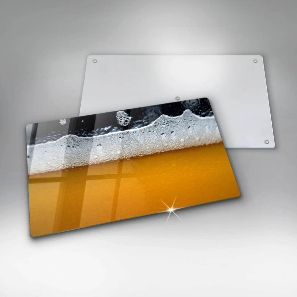 Glass worktop saver Beer drink foam