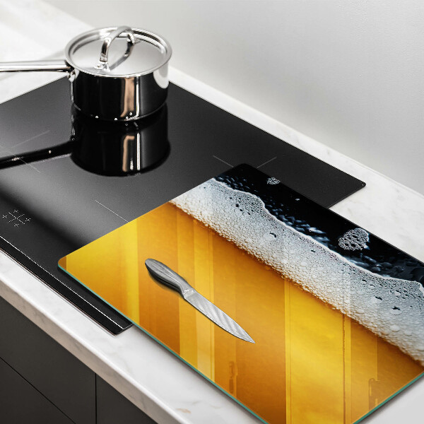 Glass worktop saver Beer drink foam