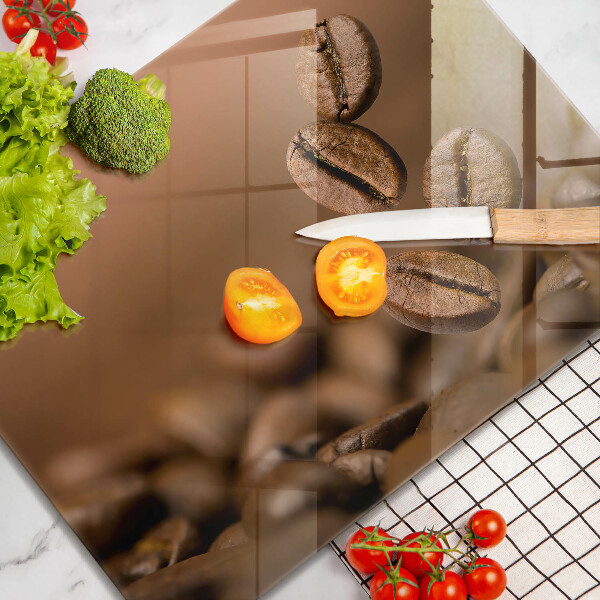 Glass worktop saver Coffee beans