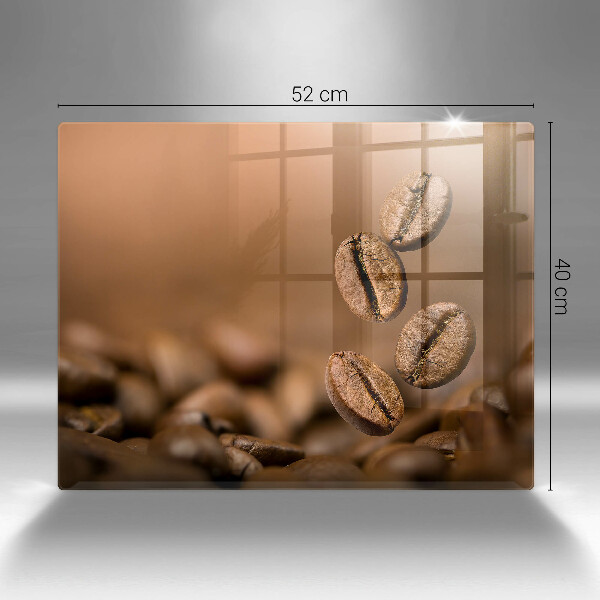 Glass worktop saver Coffee beans