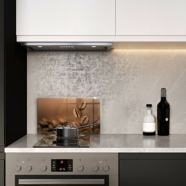 Glass worktop saver Coffee beans