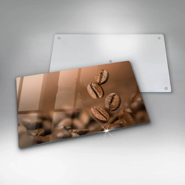 Glass worktop saver Coffee beans