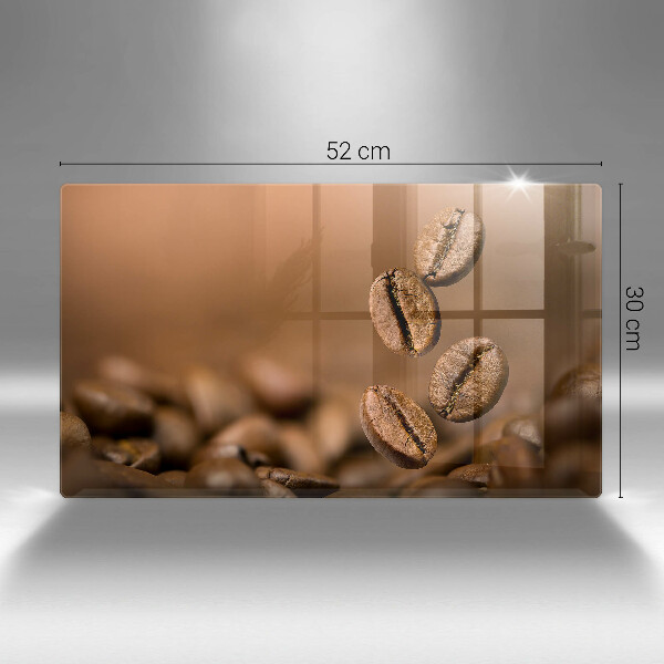 Glass worktop saver Coffee beans