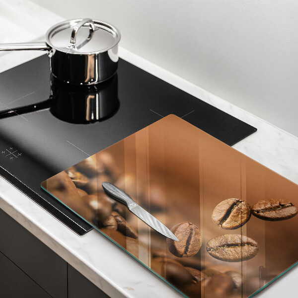 Glass worktop saver Coffee beans