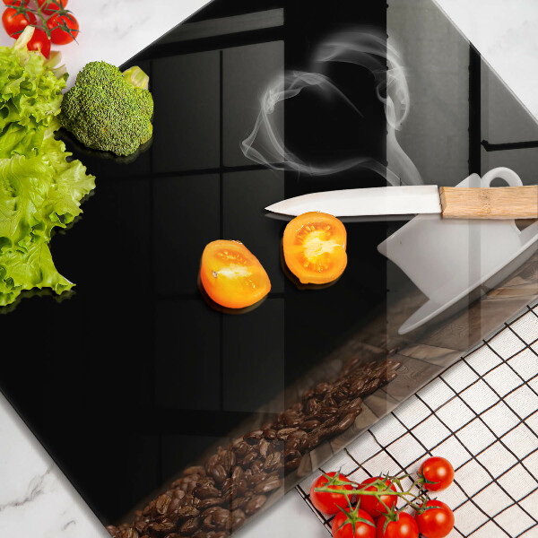 Induction hob protector Coffee cup heart