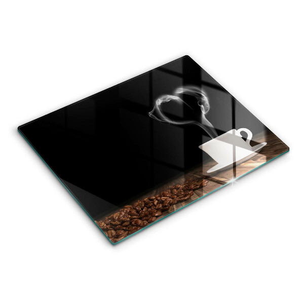 Induction hob protector Coffee cup heart