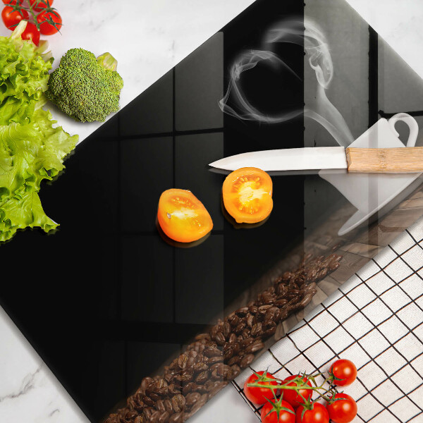 Induction hob protector Coffee cup heart