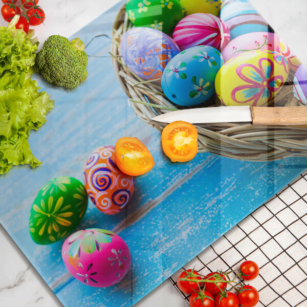 Kitchen worktop saver Easter eggs
