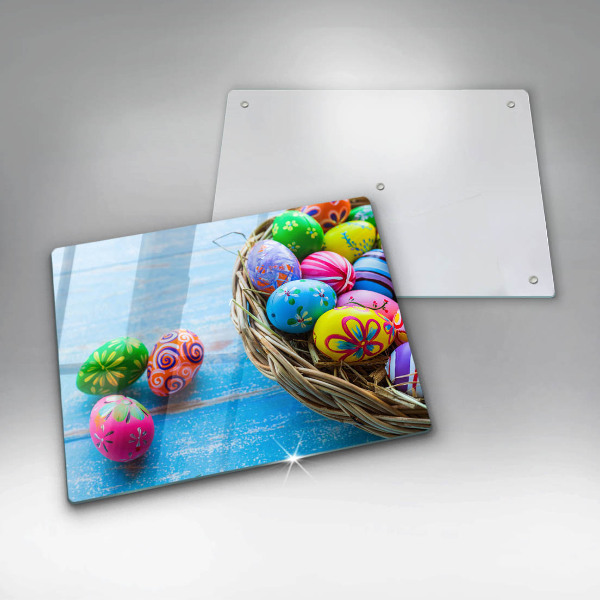Kitchen worktop saver Easter eggs