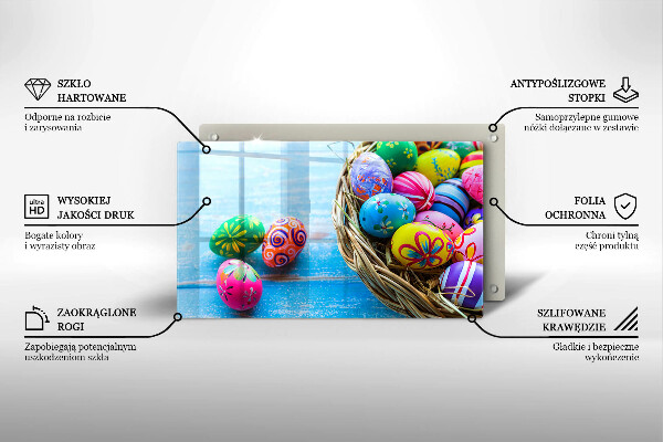 Kitchen worktop saver Easter eggs