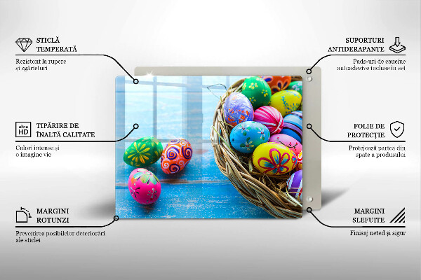 Kitchen worktop saver Easter eggs