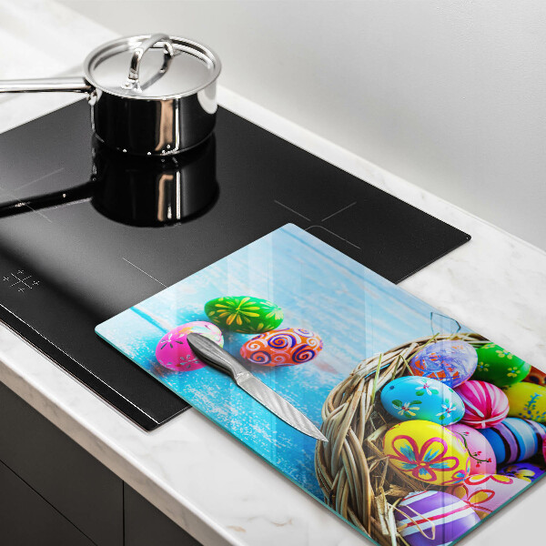 Kitchen worktop saver Easter eggs