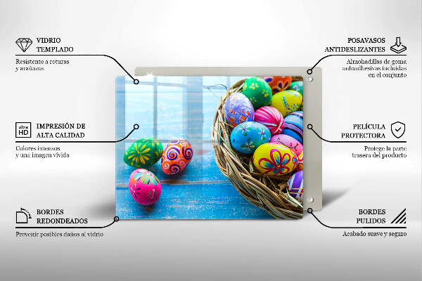 Kitchen worktop saver Easter eggs