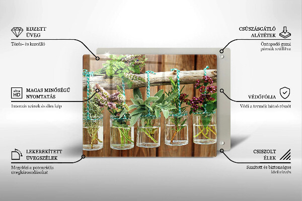 Kitchen worktop saver Herbs vintage plants