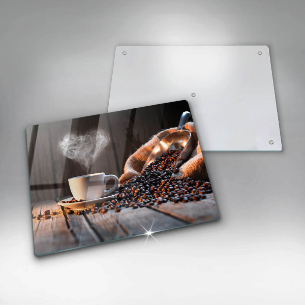 Kitchen worktop saver Coffee cup and heart