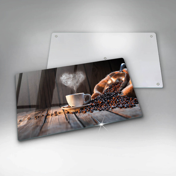 Kitchen worktop saver Coffee cup and heart