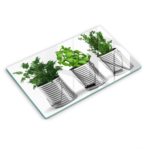 Induction hob protector Plants herbs