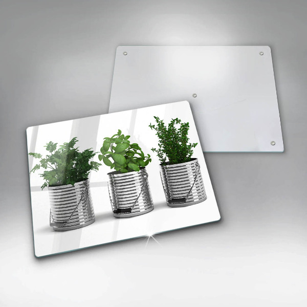 Induction hob protector Plants herbs