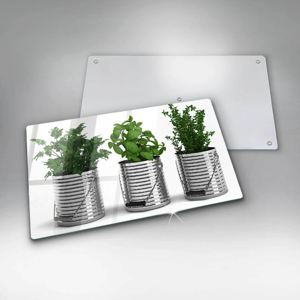Induction hob protector Plants herbs