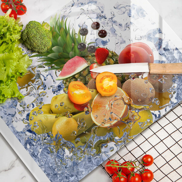 Induction hob protector Juicy fruit and water