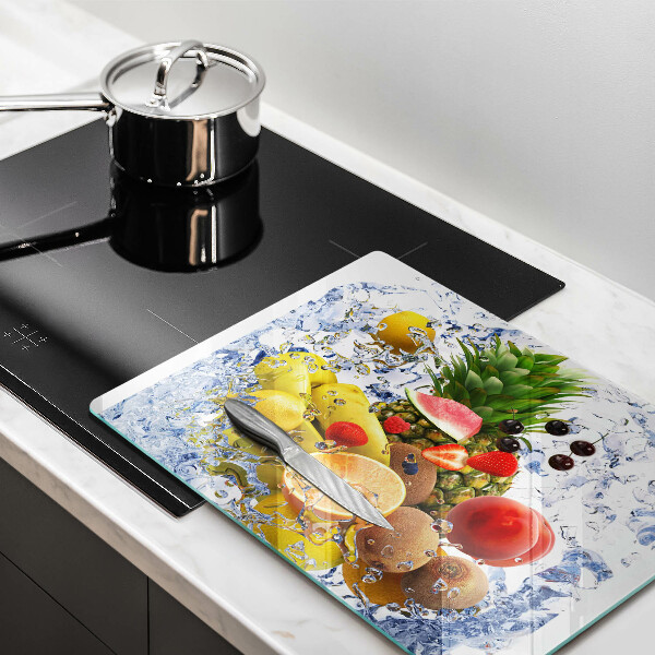 Induction hob protector Juicy fruit and water