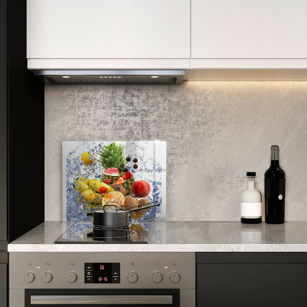 Induction hob protector Juicy fruit and water