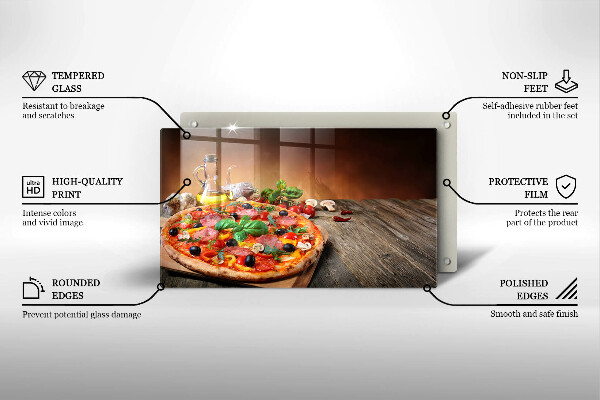 Kitchen worktop saver Italian pizza