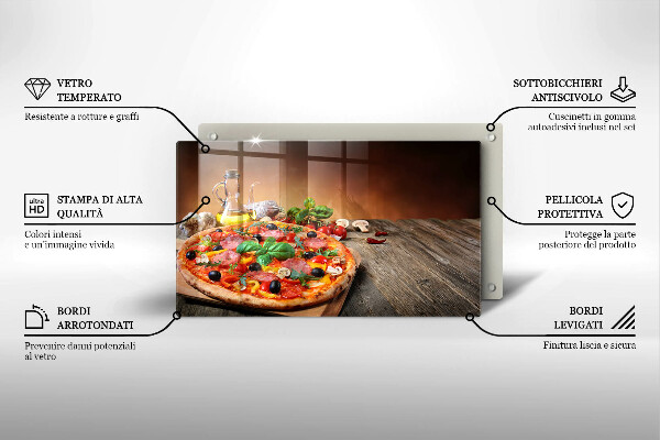 Kitchen worktop saver Italian pizza